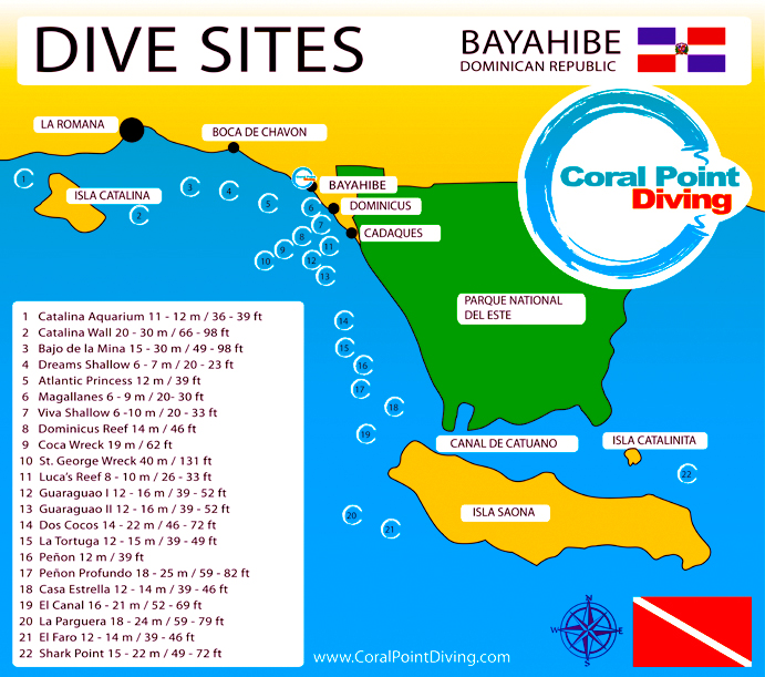 dive site in bayahibe